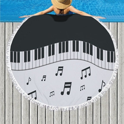 Enchanting Music Beach Towel