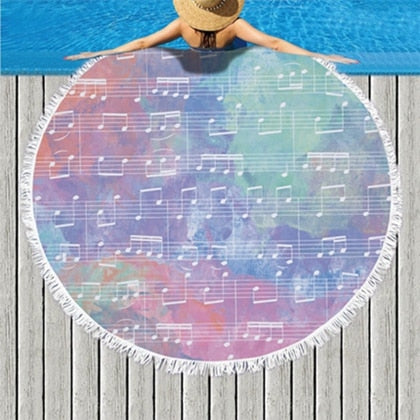 Enchanting Music Beach Towel