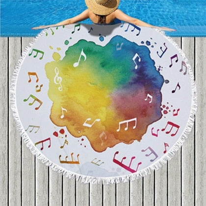 Enchanting Music Beach Towel