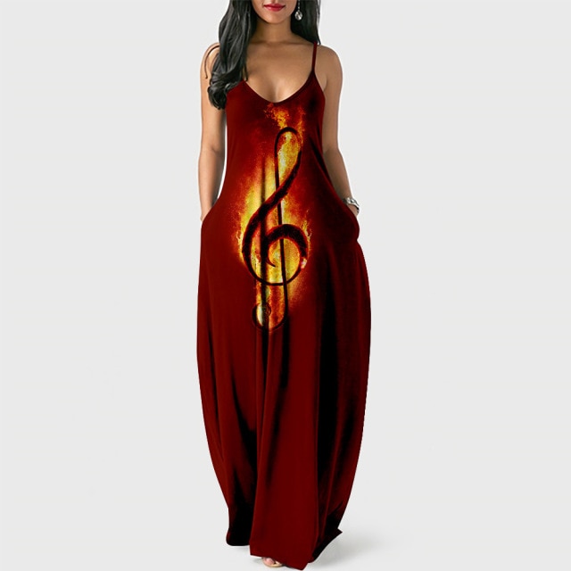 Music Notes Sling Dress