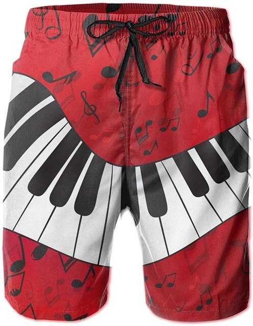 Music Note Surfing Shorts
