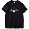 Guitar Heartbeat T-shirt - Guitar / EU Size S - { shop_name }} - Review