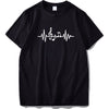 Guitar Heartbeat T-shirt - Music Note / EU Size S - { shop_name }} - Review