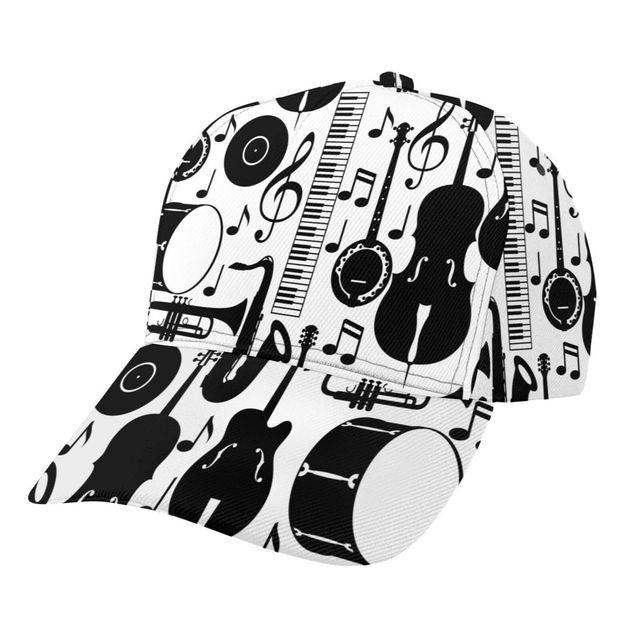 Piano Key Musical Note Hat