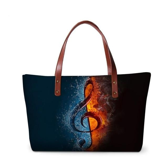 Fire Vinyl Record Handbag