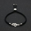 Music Notes Adjustable Bracelet