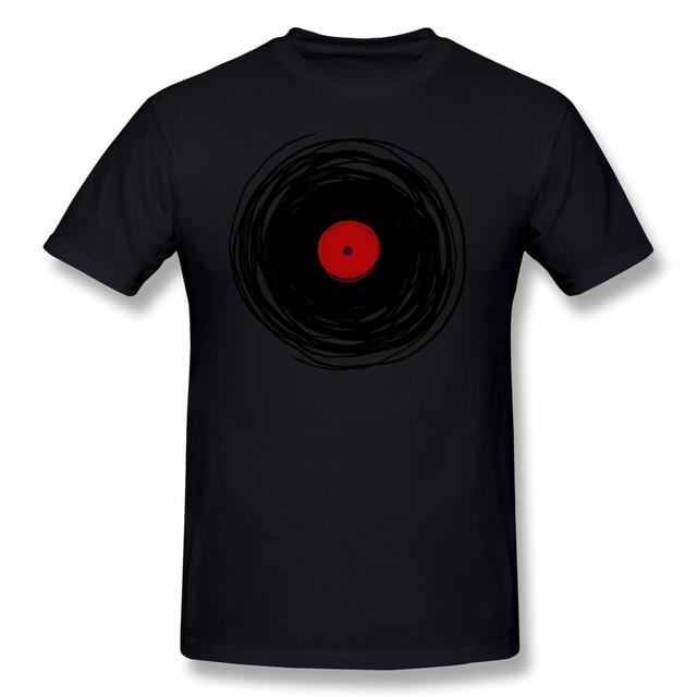 Vinyl Record Retro Music DJ Man T-Shirt