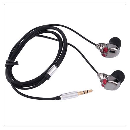 New Cool Skull Music Earbud - Artistic Pod