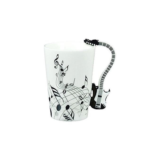 Electric Guitar Music Ceramic Mug - Artistic Pod Review