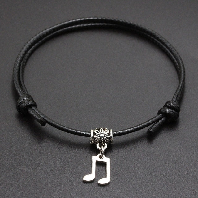 Free - Music Note Rope Bracelet