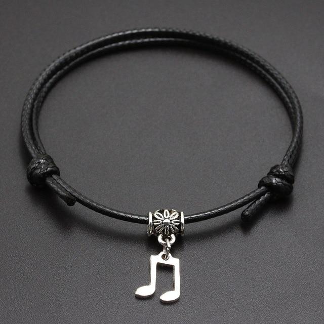 Music Note Rope Bracelet