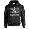 Classic Music Notes Hoodie