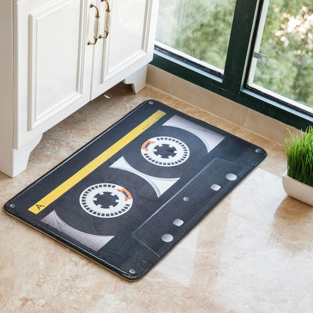 Colorful Retro Magnetic Tape Carpet