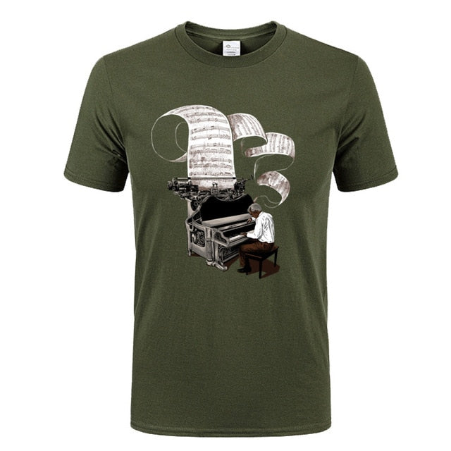 Composer Music Note Piano Tee