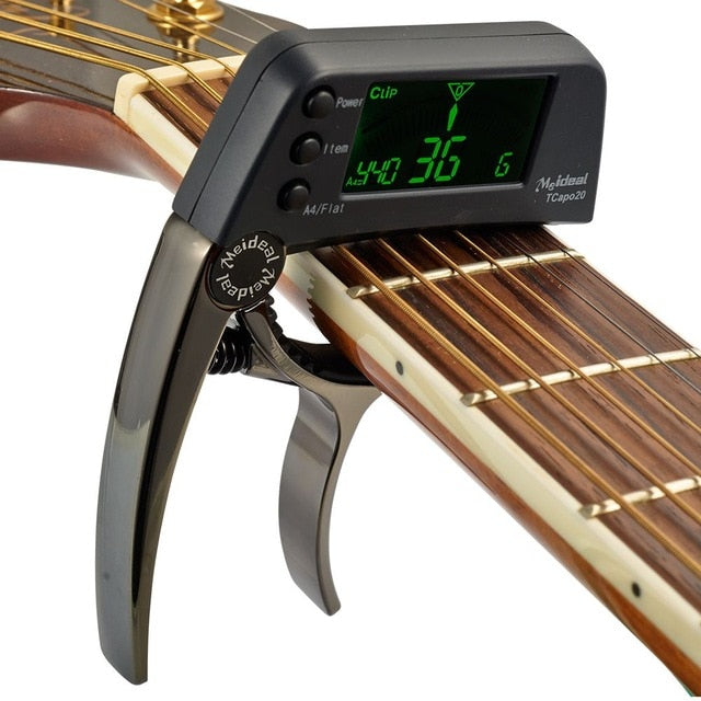 LCD Guitar Capo Tuner