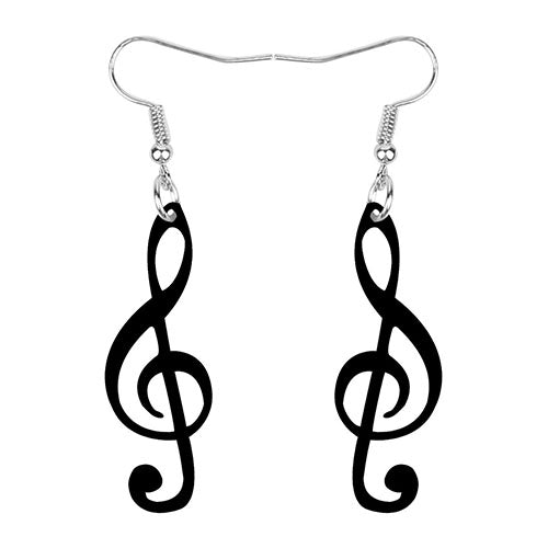 Free - Treble Clef Music Earrings