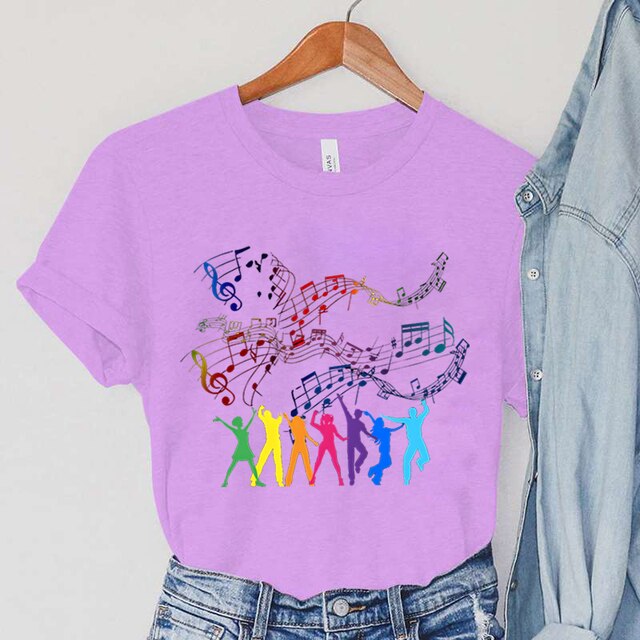 Zumba Music Note  T-shirt