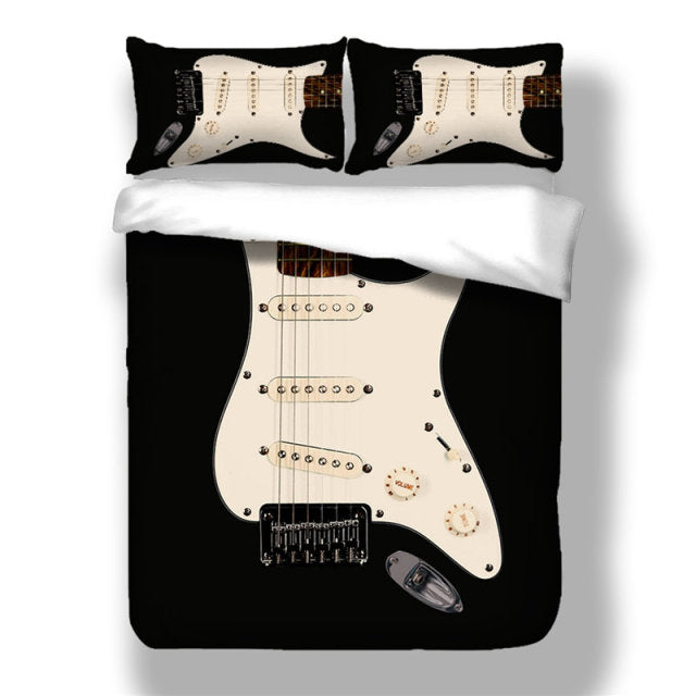 Guitar/Piano Design Bedding Set