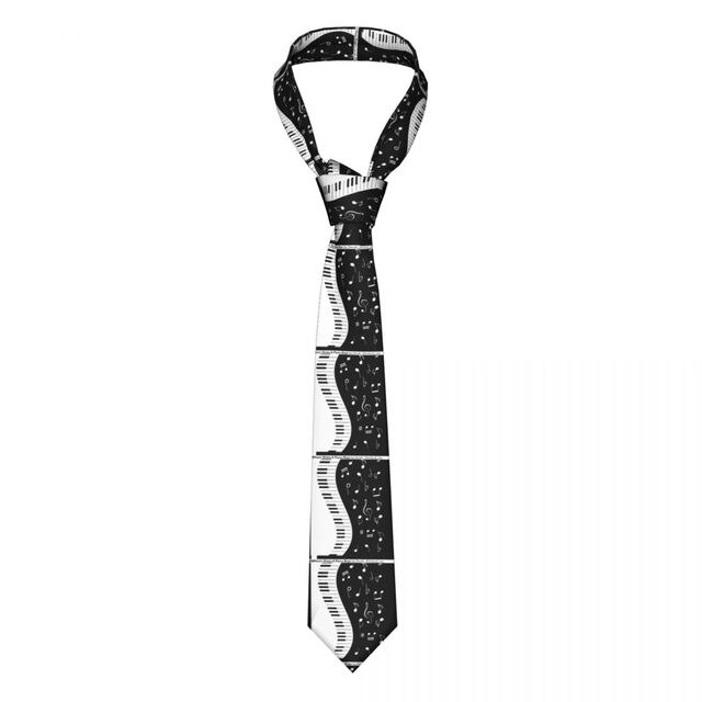 Music Note And Piano Key Tie