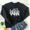 JAZZ Music Piano Sweatshirt