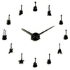 Guitar Variety Giant Wall Clock