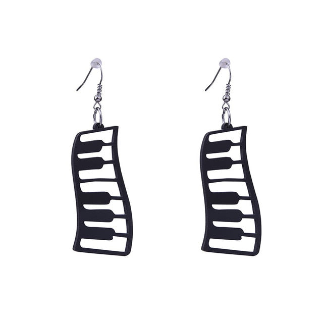 Music Fashion Long Earrings