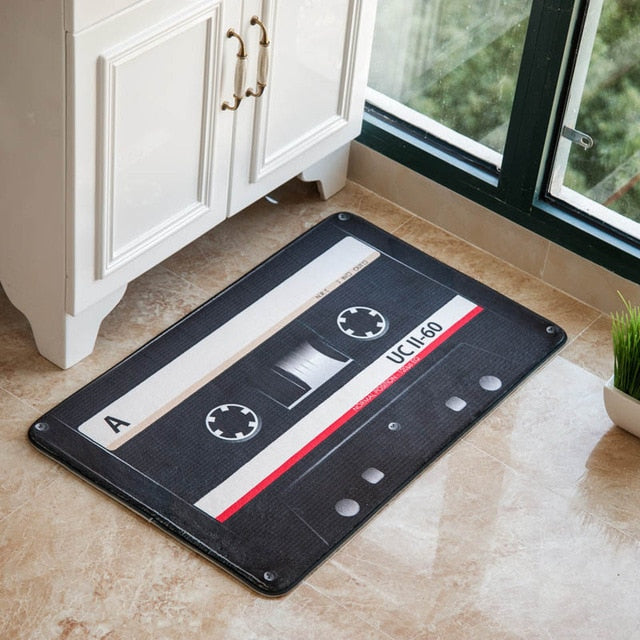 Colorful Retro Magnetic Tape Carpet