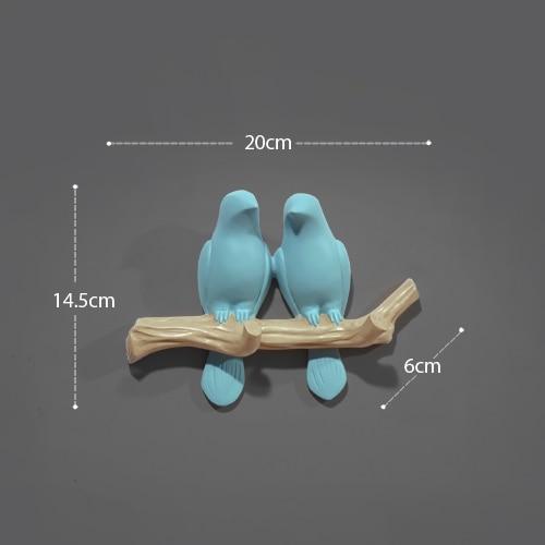 Resin Bird Wall Decor Hanger