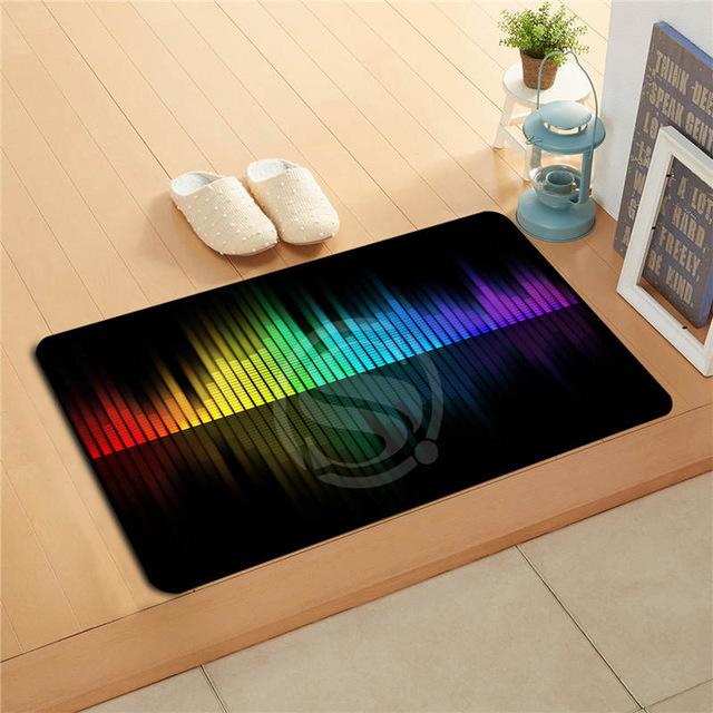 Musical Notes Doormat - Blue / 40X60cm - { shop_name }} - Review