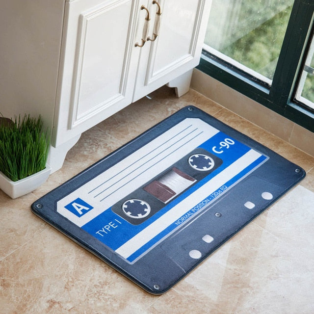 Colorful Retro Magnetic Tape Carpet