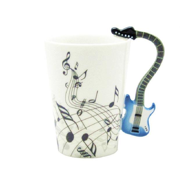 Electric Guitar Music Ceramic Mug - Artistic Pod Review