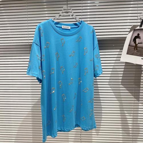 Rhinestone Music Notes T-shirt