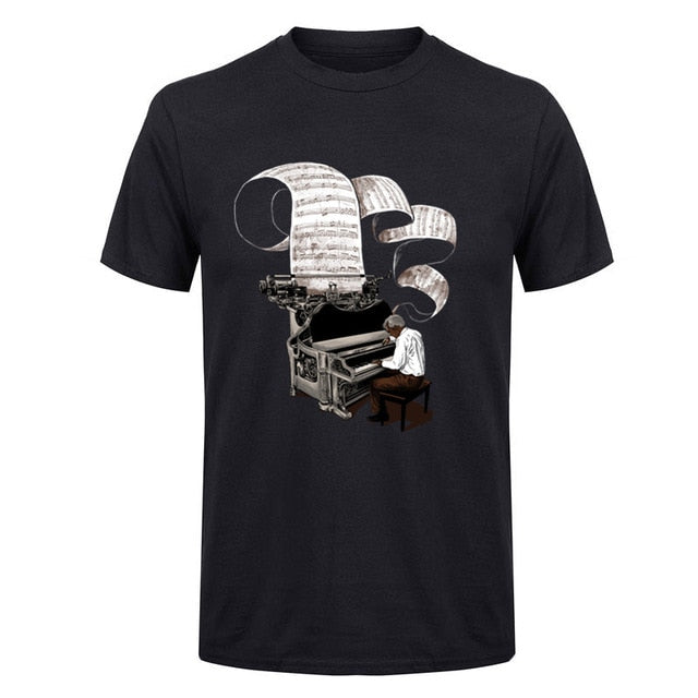 Composer Music Note Piano Tee