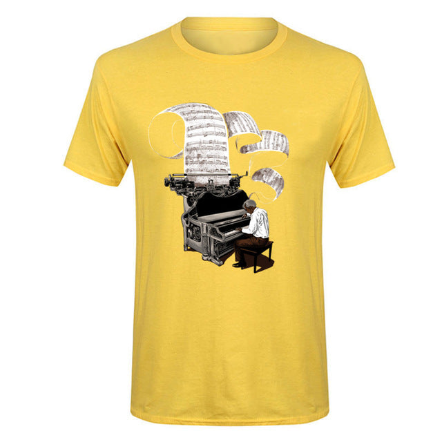 Composer Music Note Piano Tee