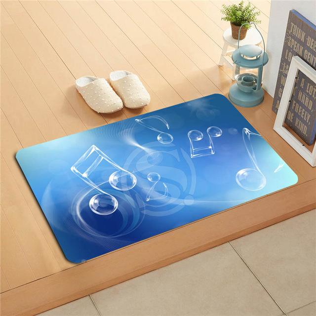 Musical Notes Doormat - Burgundy / 40X60cm - { shop_name }} - Review