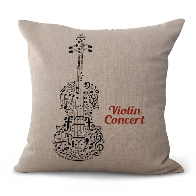 Music Pattern Pillowcase