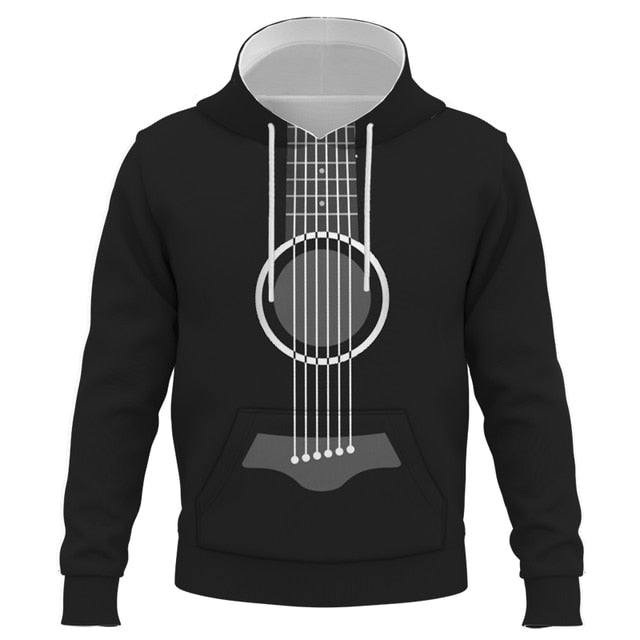 3D Printed Guitar Hoodie