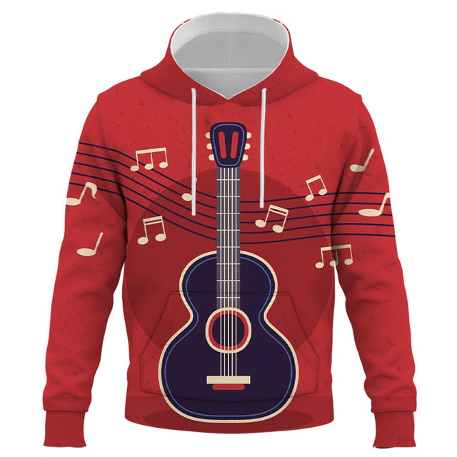 3D Printed Guitar Hoodie
