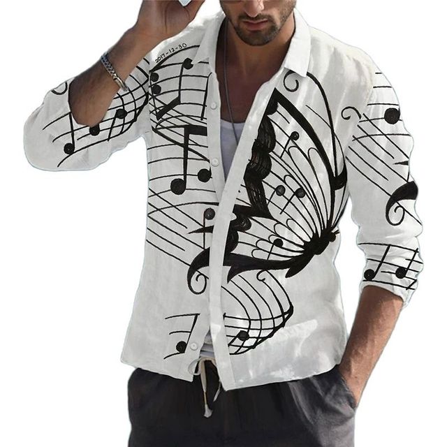 Music Note Hawaiian Shirt