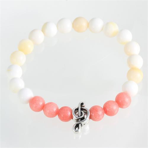 Treble Clef Chakara Lava Bracelet - Artistic Pod