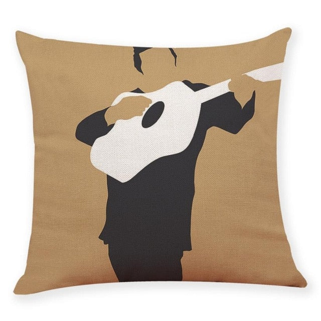 Musician Colorful Pillowcase