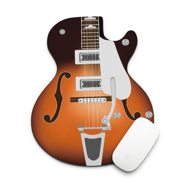 Guitar Shaped Mouse Pad