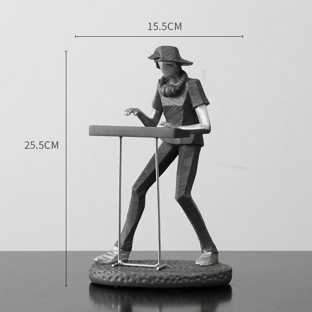 Resin Rock Band Figurine