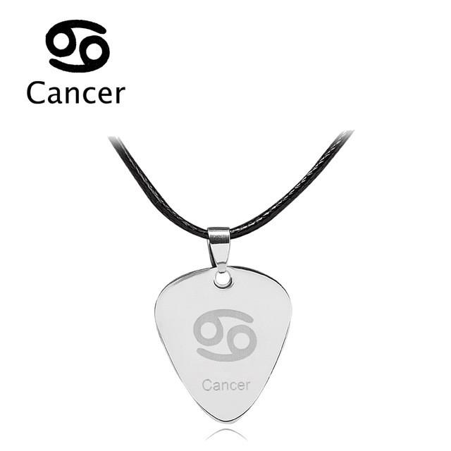 Amazing Zodiac Guitar Pick Necklace - Cancer - { shop_name }} - Review
