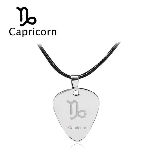 Amazing Zodiac Guitar Pick Necklace - Capricorn - { shop_name }} - Review