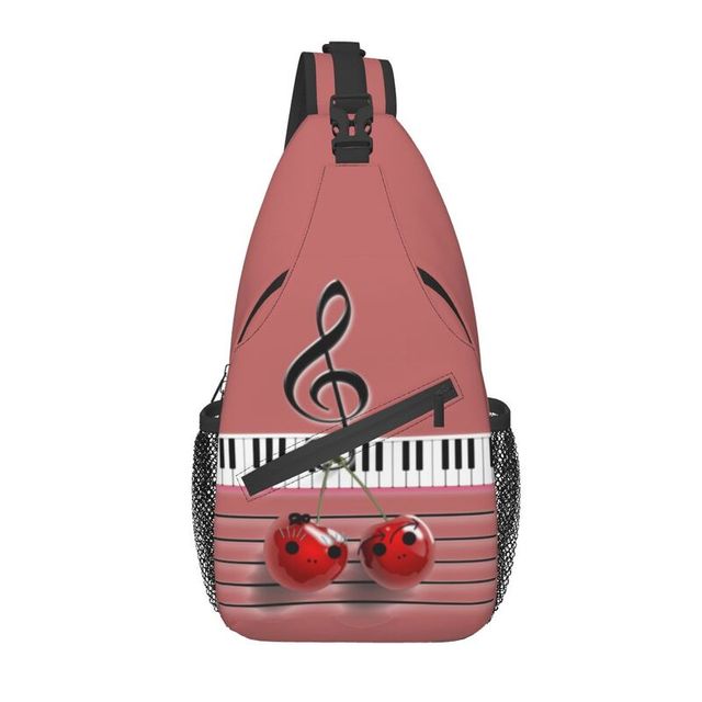 Treble Clef Piano Chest Bag