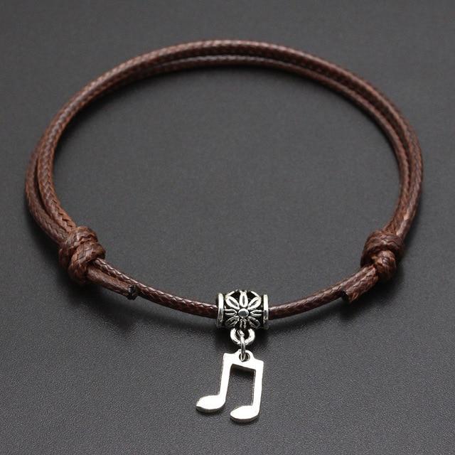 Music Note Rope Bracelet