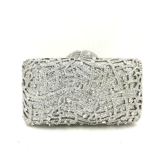 Music Notes Crystal Purse