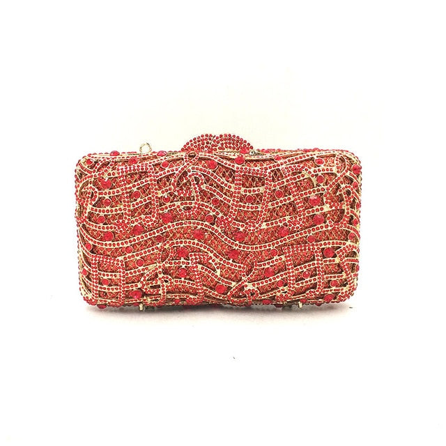 Music Notes Crystal Purse