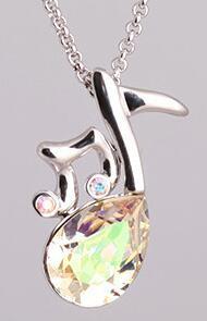 Musical Note Pendant Necklace - Artistic Pod